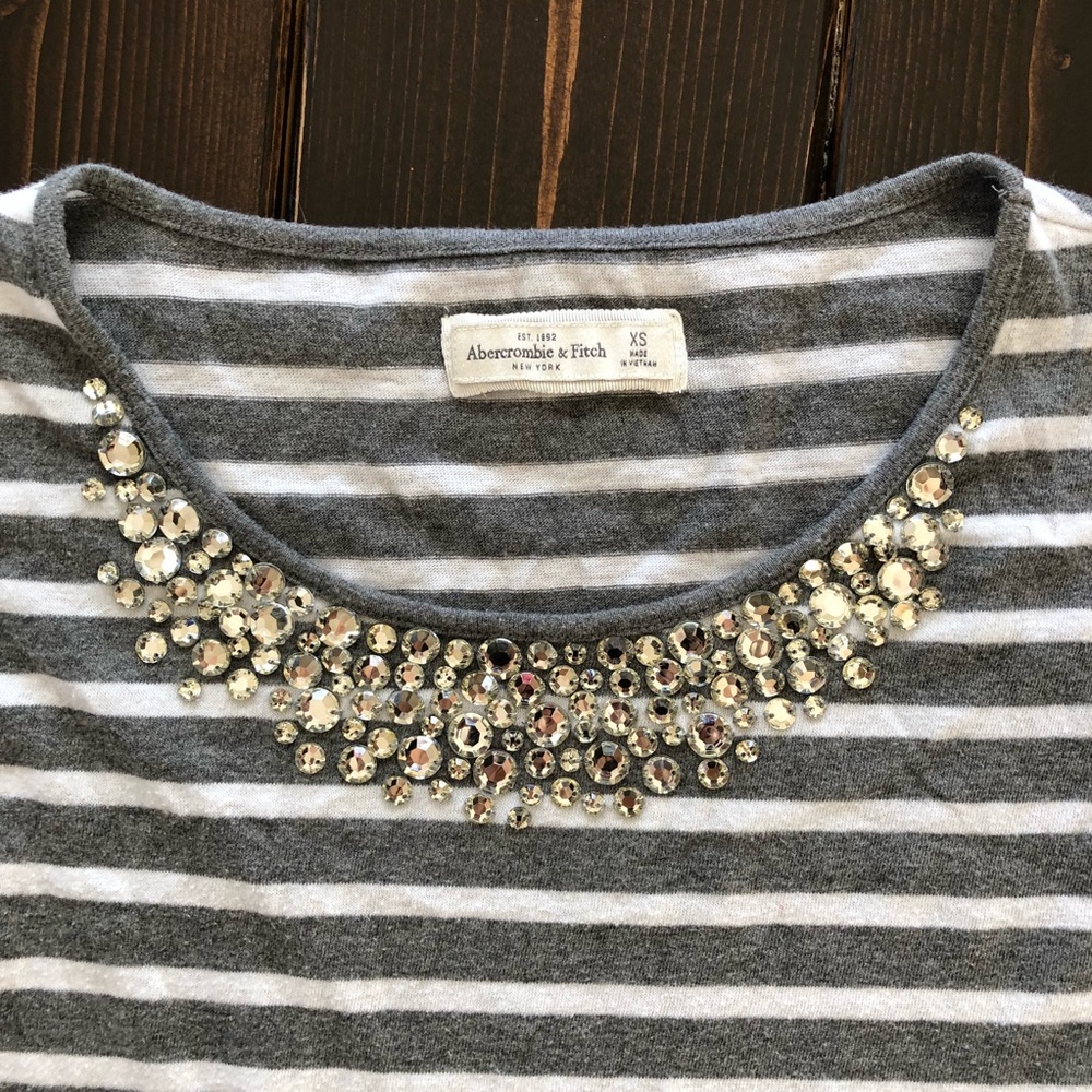 Abercrombie & Fitch striped tee - Picture 4 of 8